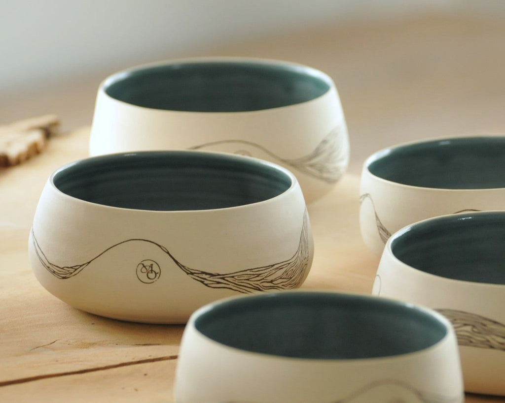 Bol à thé matcha Terre & Lignes